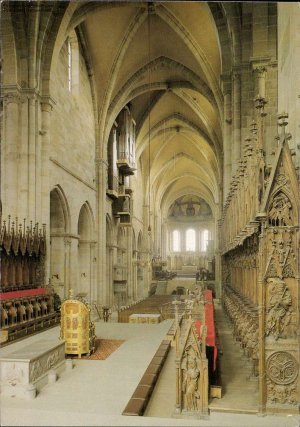 gebrauchtes Buch – 1050337 Bamberg -Kaiserdom Blick aus Westchor nach Osten