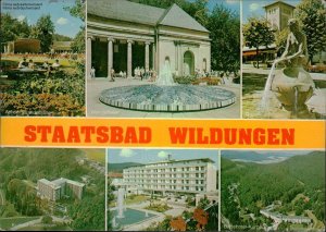 gebrauchtes Buch – Staatsbad Wildungen - Brunnennymphe, Badehotel-Kurpark, Sanatorium Wicker, Ku...