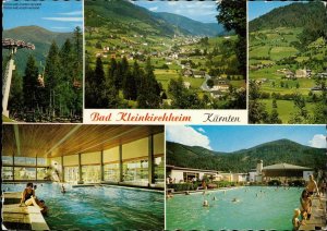 gebrauchtes Buch – Bad Kleinkirchheim, Kärnten, Luftbild, Freibad, Hallenbad, 1968 Mehrbildkarte