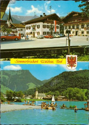 gebrauchtes Buch – Walchsee mit Strandbad und Dorfplatz Mehrbildkarte