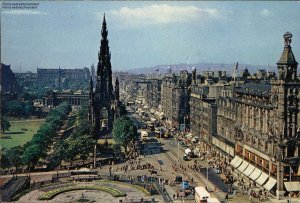 gebrauchtes Buch – A Pipe Band in Princes Street , Edinburgh,A Vista of Edinburgh`s famous thoro...