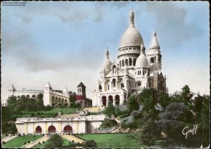 Paris , La Basilique du Sacre-Cqeur de Montmartre