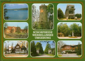 gebrauchtes Buch – Schorfheide, Werbelinsee, Askanierturm, Schiffshebewerk Mehrbildkarte