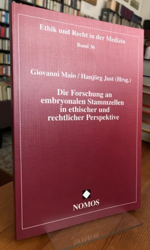 Die Forschung an embryonalen Stammzellen in ethischer und rechtlicher Perspektive.