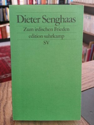 gebrauchtes Buch – Dieter Senghaas – Zum irdischen Frieden. Erkenntnisse und Vermutungen.