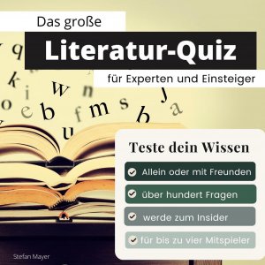 Das große Literatur-Quiz für Experten und Einsteiger | Teste dein Wissen | Stefan Mayer | Taschenbuch | Paperback | 110 S. | Deutsch | 2022 | 27Amigos | EAN 9783750524705