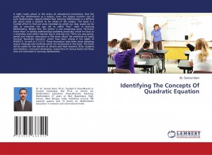 Identifying The Concepts Of Quadratic Equation | Sk. Samsul Alam | Taschenbuch | Paperback | Englisch | 2024 | LAP LAMBERT Academic Publishing | EAN 9783659668524