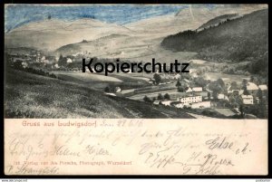 gebrauchtes Buch – ALTE POSTKARTE GRUSS AUS LUDWIGSDORF KREIS NEURODE BAHNPOST Ludwikowice Klodzkie Schlesien Ansichtskarte AK cpa postcard gebrauchtes Buch – ALTE POSTKARTE GRUSS AUS LUDWIGSDORF KREIS NEURODE BAHNPOST Ludwikowice Klodzkie Schlesien Ansichtskarte AK cpa postcard