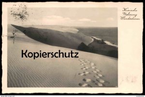 gebrauchtes Buch – ALTE POSTKARTE KURISCHE NEHRUNG WANDERDÜNEN OSTPREUSSEN Wanderdüne Düne dune Stempel Rossitten Kurisches Haff postcard