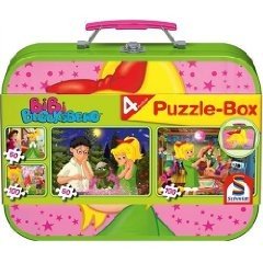 neues Spiel – Puzzle-Box - Bibi Blocksberg (2x60, 2x100 Teile, Metallkoffe