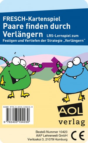 neues Spiel – Corinne Zimmermann – FRESCH-Kartenspiel: Paare finden durch Verlaengern neues Spiel – Corinne Zimmermann – FRESCH-Kartenspiel: Paare finden durch Verlaengern