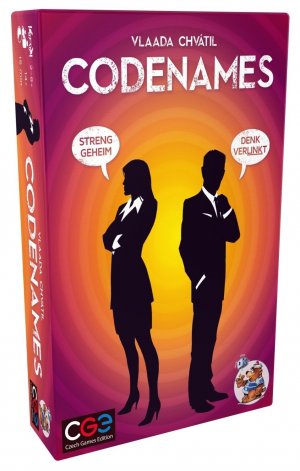 neues Spiel – Vlaada Chvatil – Asmodee HDB0001 - Codenames, Partyspiel, Detektivspiel