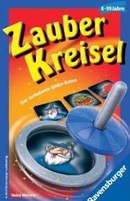 neues Spiel – Heinz Meister – Ravensburger 23163 - Zauberkreisel, Mitbringspiel fuer 2-6 Spieler, ab 6 Jahren, kompaktes Format, Reisespiel, Ratespiel