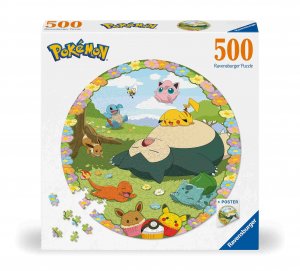 Erwachsenenpuzzle 500 Teile - Blumige Pokémon