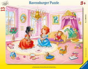 Ravensburger Kinderpuzzle - 12000855 Im Prinzessinnenschloss - 8-17 Teile Rahmenpuzzle fuer Kinder ab 3 Jahren