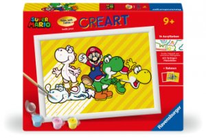 CreArt, Malen nach Zahlen Kinder Nintendo - Super Mario