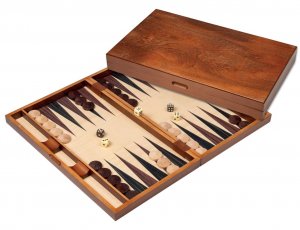 Philos 1121 - Backgammon Symi, gross, Holz, Magnetverschluss