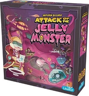 neues Spiel – Asmodee LIB0007 - Attack of the Jelly Monster, Wuerfelspiel, Strategiespiel