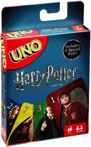 Mattel MTLFNC42 - UNO Harry Potter, Familienspiel