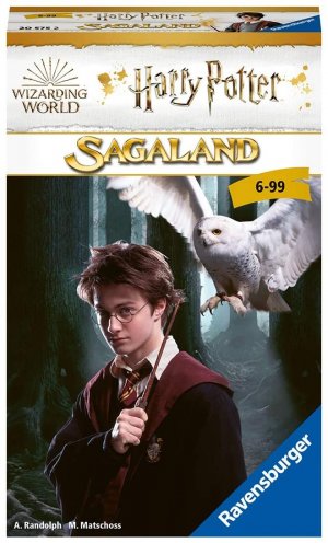 neues Spiel – Alex Randolph Michel Matschoss – Ravensburger 20575 - Harry Potter Sagaland, Mitbringspiel fuer 2-4 Spieler, ab 6 Jahren, kompaktes Format, Reisespiel, Kreaturen