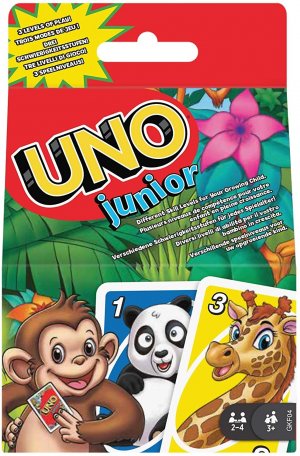 Mattel GKF04 - UNO Junior Kartenspiel, fuer Kinder ab 3 Jahren