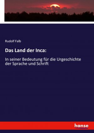 neues Buch – Rudolf Falb – Das Land der Inca