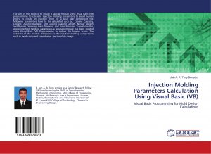 neues Buch – Jain A. R – Injection Molding Parameters Calculation Using Visual Basic (VB)