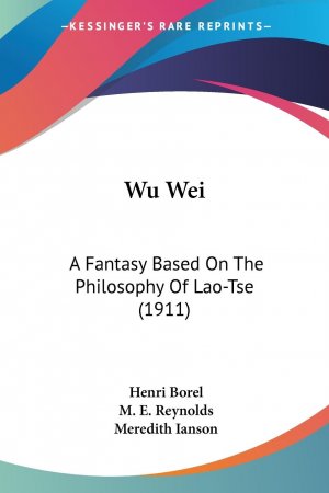 neues Buch – Henri Borel – Wu Wei