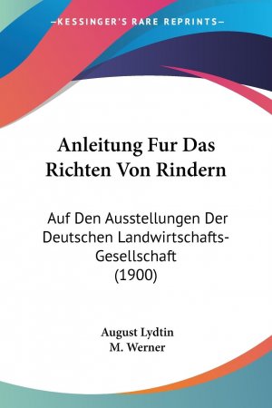 Anleitung Fur Das Richten Von Rindern