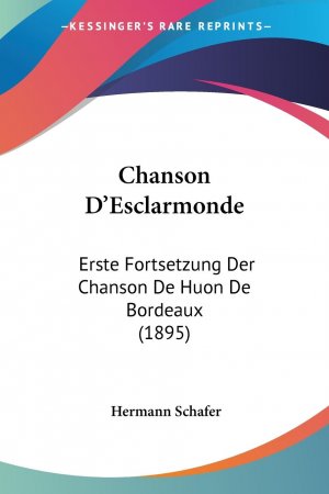 neues Buch – Chanson D Esclarmonde