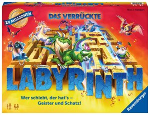 Ravensburger Familienspiel 26955 - Das verrueckte Labyrinth - Gesellschaftsspiel - Spieleklassiker fuer 2 - 4 Personen, Brettspiel ab 7 Jahren