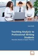 Teaching Analysis to Professional Writing Students