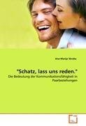 Schatz, lass uns reden.