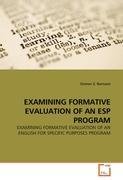 EXAMINING FORMATIVE EVALUATION OF AN ESP PROGRAM