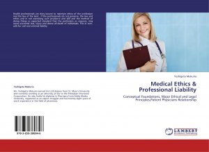 neues Buch – Yeshigeta Mekuria – Medical Ethics & Professional Liability