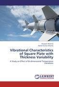 Vibrational Characteristics of Square Plate with Thickness Variability