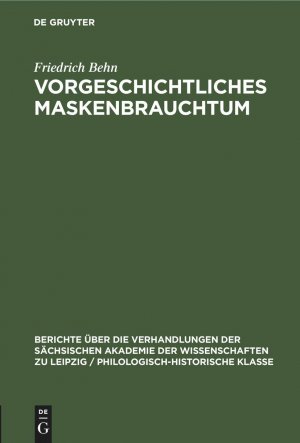 Vorgeschichtliches Maskenbrauchtum