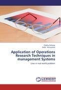 Application of Operations Research Techniques in management Systems