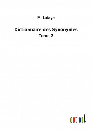 Dictionnaire des Synonymes