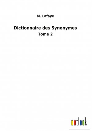 Dictionnaire des Synonymes