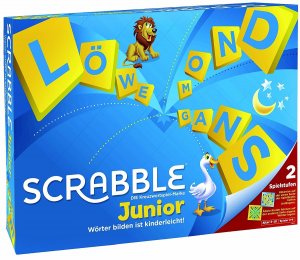 Mattel Y9670 - Scrabble Junior, Wortspiel, Kreuzwortspiel