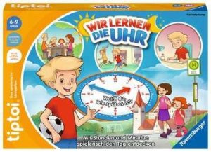 neues Spiel – Kai Haferkamp – Ravensburger tiptoi® Spiel 00126 - Wir lernen die Uhr - interaktives Lernspiel ab 6 Jahren, mit digitaler und analoger Uhr zum selbst einstellen