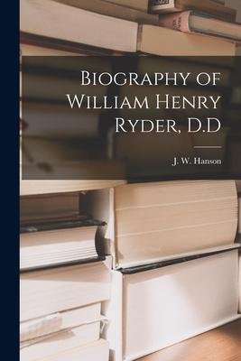 neues Buch – Biography of William Henry Ryder, D.D