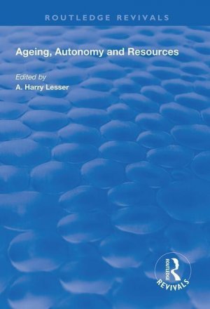 neues Buch – Ageing, Autonomy and Resources