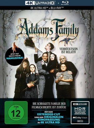 neuer Film – Barry Sonnenfeld – Addams Family (Ultra HD Blu-ray & Blu-ray im Mediabook)