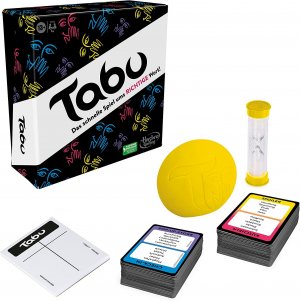 Hasbro 5254100 - Tabu, Partyspiel, Woerterspiel