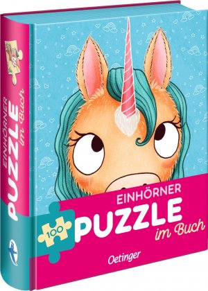 neues Spiel – Ruby van der Bogen – Einhoerner. Puzzle im Buch. 100 Teile