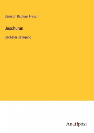 neues Buch – Hirsch, Samson Raphael – Jeschurun