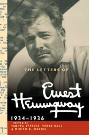 neues Buch – Ernest Hemingway – The Letters of Ernest Hemingway: Volume 6, 1934-1936