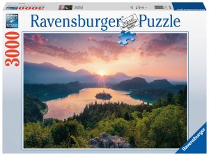 Ravensburger Puzzle 17445 Bleder See, Slowenien - 3000 Teile Puzzle fuer Erwachsene und Kinder ab 14 Jahren